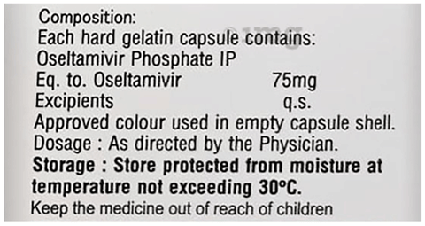 Oseltaflu 75mg Capsule image Oseltaflu 75mg Capsule image