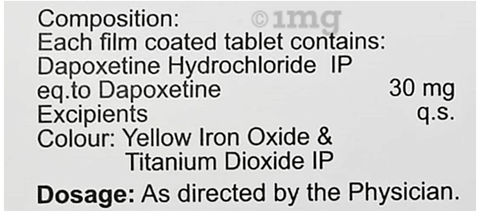 Dapoforce 30 Tablet image Dapoforce 30 Tablet image