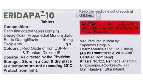 Eridapa 10 Tablet image Eridapa 10 Tablet image