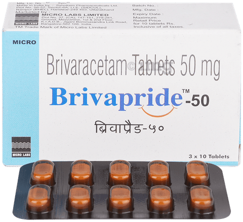Brivapride 50mg Tablet image Brivapride 50mg Tablet image