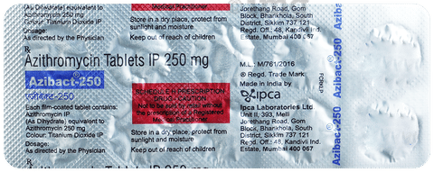 Azibact 250 Tablet image Azibact 250 Tablet image