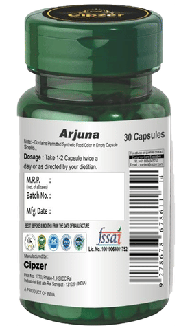 Cipzer Arjuna Capsule image Cipzer Arjuna Capsule image