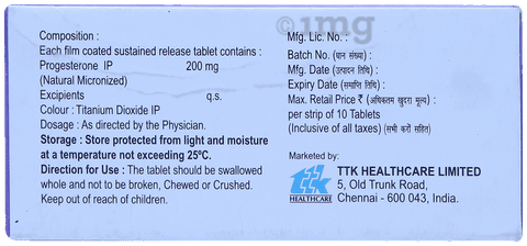 Sensipreg 200mg Tablet SR image