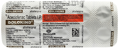 DOLOkind 100mg Tablet image DOLOkind 100mg Tablet image