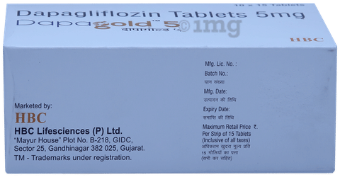 Dapagold 5mg Tablet image Dapagold 5mg Tablet image
