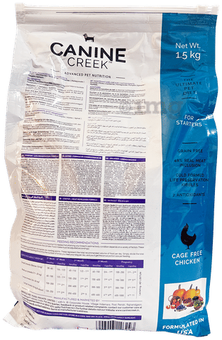 Drools Canine Creek Grain Free Starter Dog Food with Free