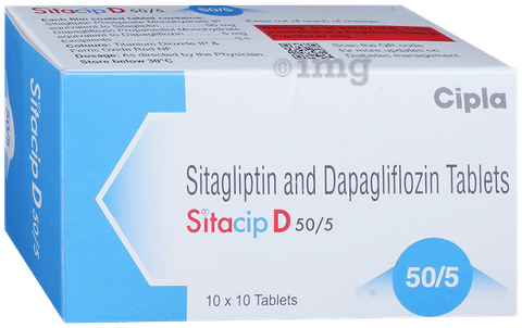 Sitacip D 5mg/50mg Tablet image Sitacip D 5mg/50mg Tablet image
