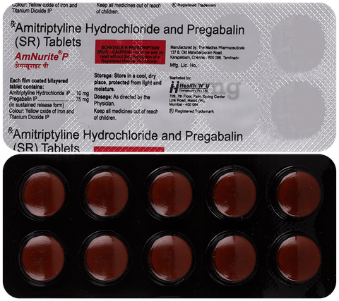 Amnurite P 10mg/75mg Tablet image