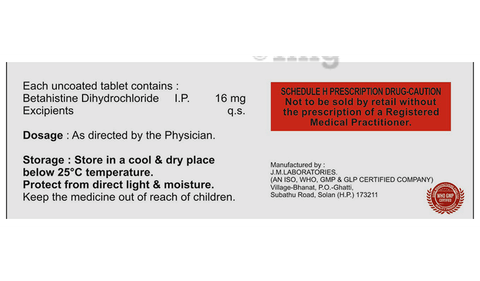 Hista 16 Tablet image