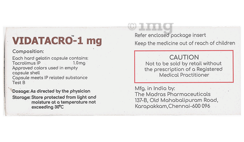 Vidatacro 1mg Capsule image