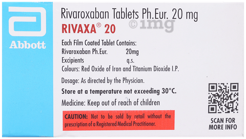 Rivaxa 20mg Tablet image Rivaxa 20mg Tablet image
