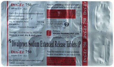 Dvx 750mg Tablet ER image