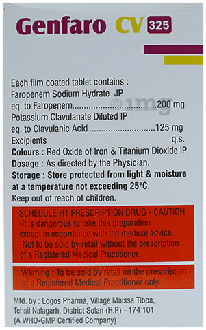 Genfaro CV 325 Tablet image Genfaro CV 325 Tablet image
