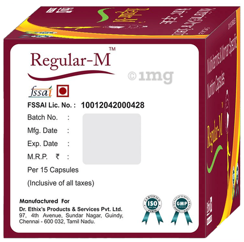 Dr. Ethix Regular-M Capsule (15 Each) image