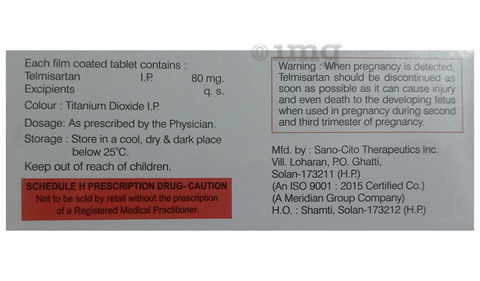 Telcianil 80 Tablet image