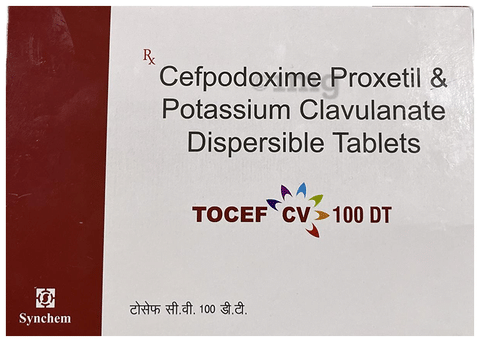 Tocef CV 100 DT Tablet