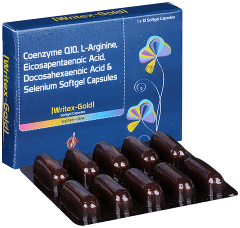 Writex-Gold Soft Gelatin Capsule image