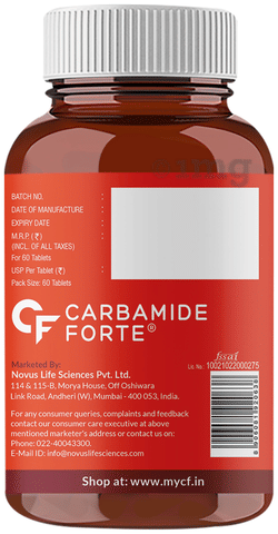 l carnitina vitafor product info and reviews Carbamide Forte Melatonin 5mg+ | With Tagar & Vitamin B6 for Sleep,  Relaxation & De-Stress | Tablet: Buy bottle of 60.0 tablets at best price  in India