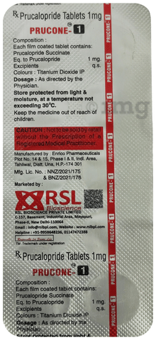 Prucon 1mg Tablet image Prucon 1mg Tablet image