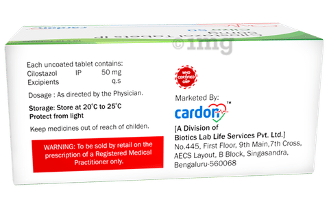 Cilzo 50mg Tablet image Cilzo 50mg Tablet image