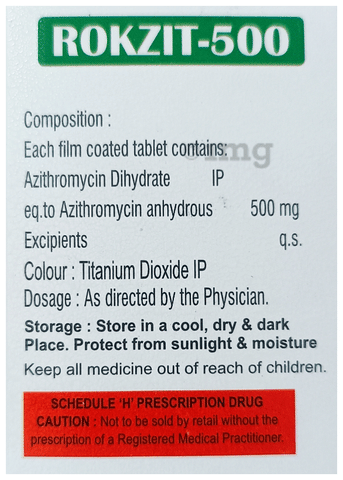 Rokzit 500 Tablet image