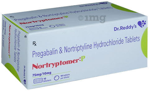 Nortryptomer-P 10mg/75mg Tablet image Nortryptomer-P 10mg/75mg Tablet image