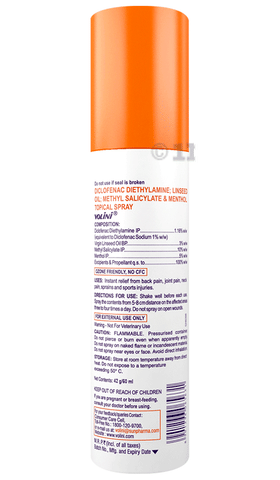 Volini Spray Spray for Sprain, Muscle and Joint Pain Relief | Quick Action | Long-Lasting Relief | Bone, Joint & Muscle Care image