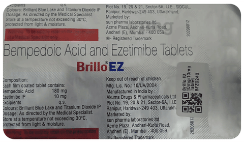 Brillo EZ 180mg/10mg Tablet image Brillo EZ 180mg/10mg Tablet image