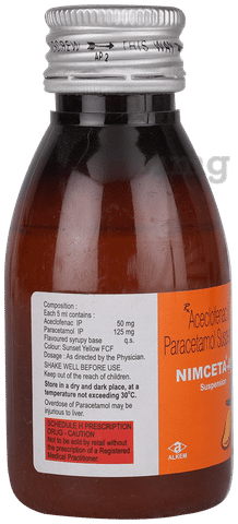 Nimceta AF 50 mg/125 mg Suspension