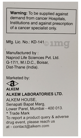 Alrubicin 50 Injection image Alrubicin 50 Injection image