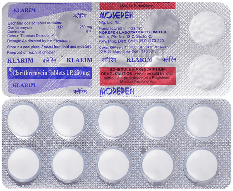 Klarim 250mg Tablet