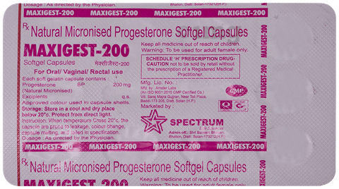 Maxigest 200mg Capsule image Maxigest 200mg Capsule image
