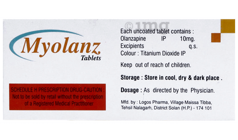Myolanz 10mg Tablet image Myolanz 10mg Tablet image