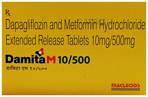 Damita M 10/500 Tablet ER