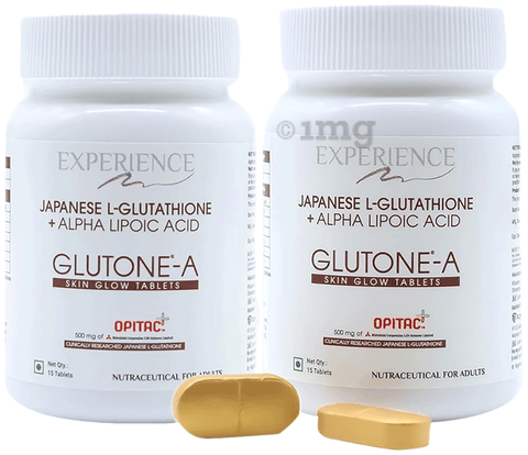 best japanese glutathione supplement Glutone-A Japanese L-Glutathione + Alpha Lipoic Acid Tablet (15 Each): Buy  combo pack of 2.0 bottles at best price in India