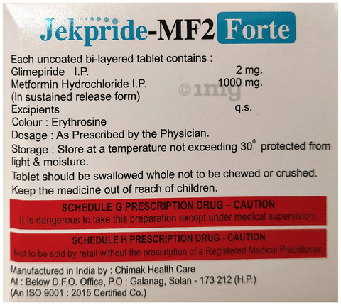 Jekpride-MF2 Forte Tablet SR image