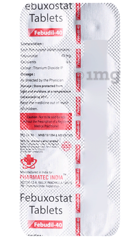 फेबुडिल 40 टैबलेट image