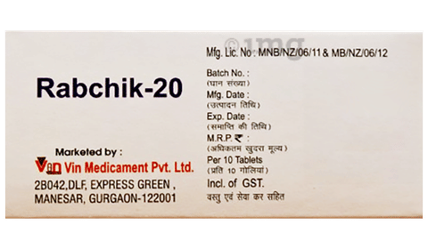 Rabchik 20 Tablet image