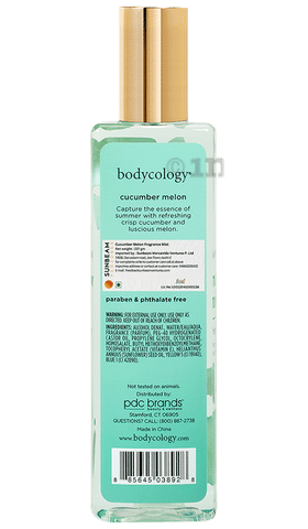 Bodycology Cucumber Melon Fragrance Body Mist: Buy bottle of 237.0 ml Liquid  at best price in India