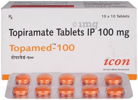 Topamed 100mg Tablet image