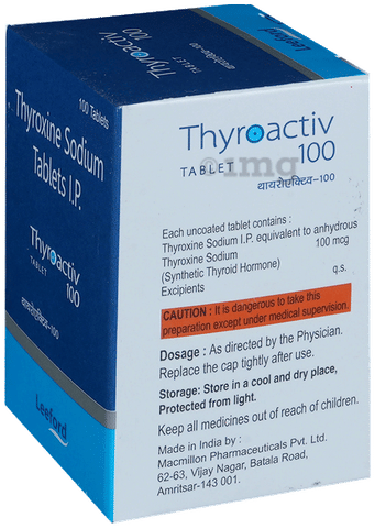 Thyroactiv 100 Tablet image