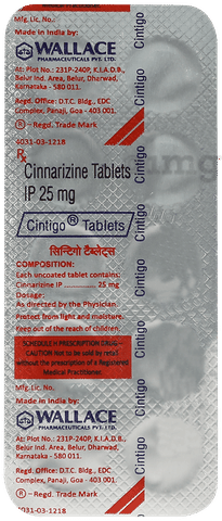 Cintigo 25mg Tablet image