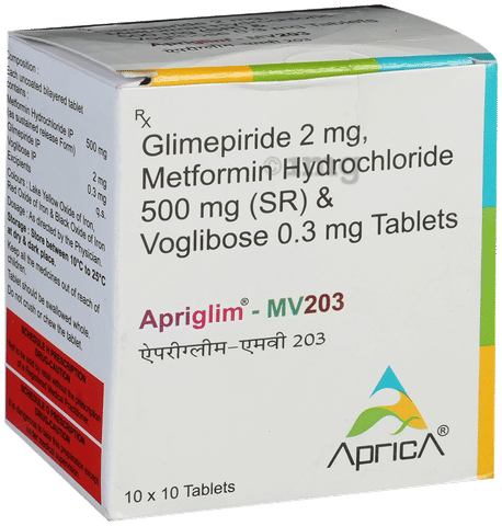 Apriglim-MV 203 Tablet SR image