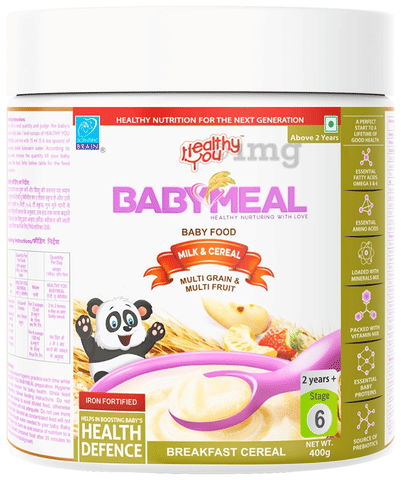 Healthy You 2+ Years Babymeal Milk Cereal Multi Grain Multi Fruit