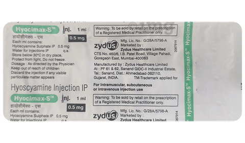 Hyocimax-S Injection 1ml image Hyocimax-S Injection 1ml image