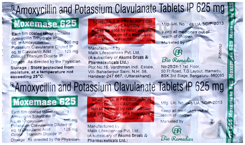 Moxemase 625 Tablet image Moxemase 625 Tablet image