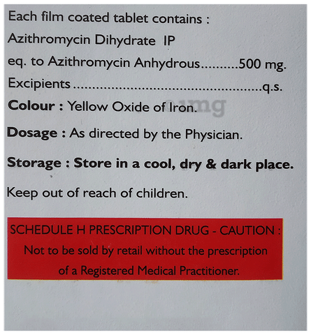 Azikmed 500 Tablet image