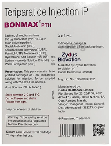 Bonmax PTH Injection (3ml Each)