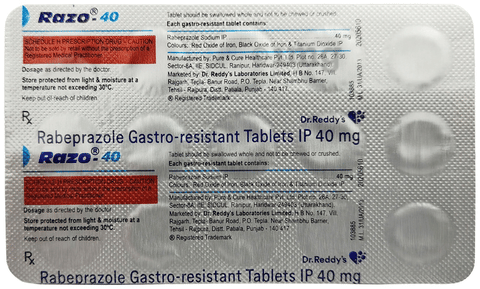 Razo 40mg Tablet image