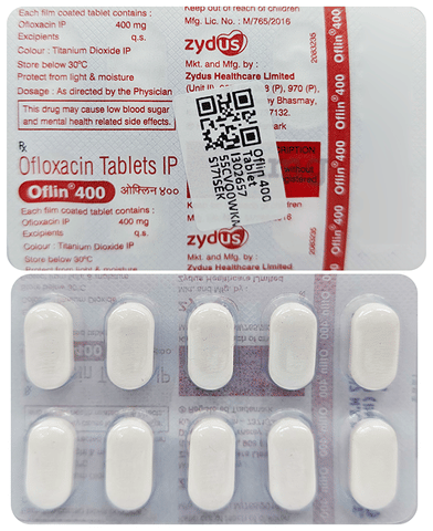 Oflin 400 Tablet image